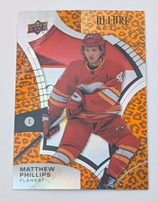 2021-22 Upper Deck Allure Leopard Rookie #118 Matthew Phillips RC Calgary Flames
