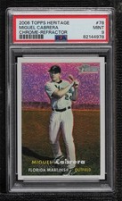 2006 Topps Heritage Chrome Refractor 195/557 Miguel Cabrera #78 PSA 9 MINT 06bg