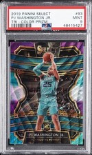 2019 PANINI SELECT TRI-COLOR PRIZM #93 PJ WASHINGTON JR. PSA 9