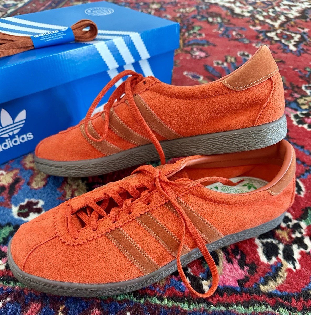 Size 8 - Adidas Tobacco Gruen Collegiate Orange for sale online | eBay