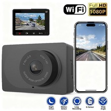 Dashcam Auto KFZ DVR Kamera Video Recorder Dash Cam G-sensor 1080P HD WiFi ADAS