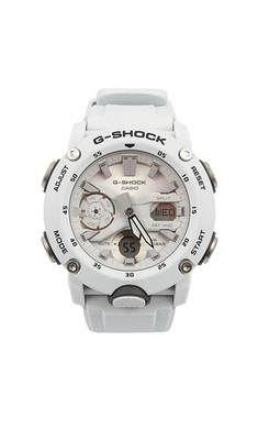 Casio G-SHOCK White Analog-Digital 200m Quartz Resin Strap 55mm Watch