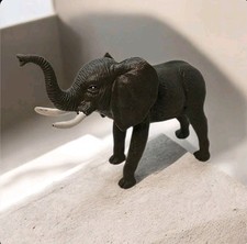 Greenbrier International Elephant Plastic Toy Figurine Gray 6"
