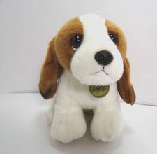 AURORA Miyoni Tots Basset Hound Pup Dog Plush Stuffed Animal 2019 Brown White 7"