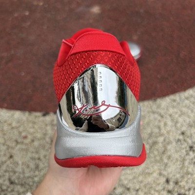 NK Kobe 5 Protro Rookie of The Year Silver Red Basketball SHOES
