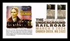 US COVER CATHARINE COFFIN UNDERGROUND RAILROAD IMPERFORATE FDC COMBO PANDA