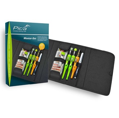 Pica Carpenter Professional Marker Set 7 Piece with Replacement Leads