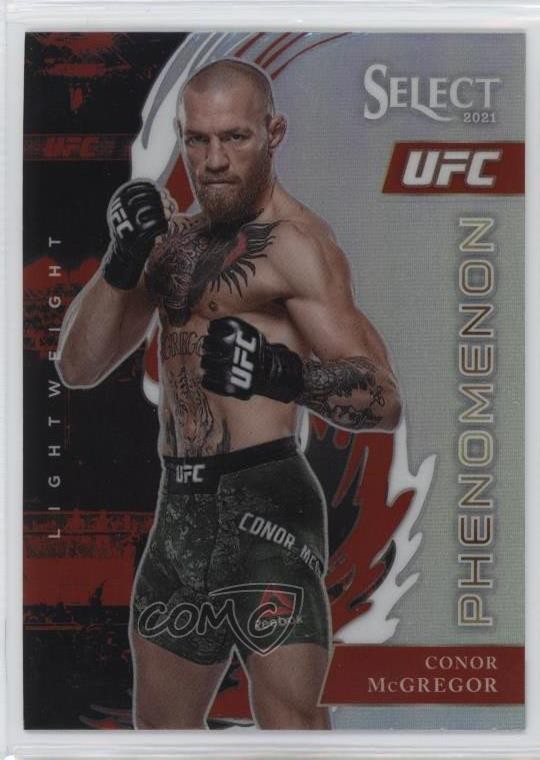 2021 Panini Select UFC Phenomenon Silver Prizm Conor McGregor #18 10ps