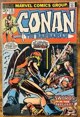CONAN THE BARBARIAN 23 VG/FN 1ST APPEARANCE OF RED SONJA MARVEL COMICS 1973