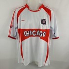 Chicago Fire #10 Blanco MLS Soccer Jersey Football Club SS Shirt Mens XL