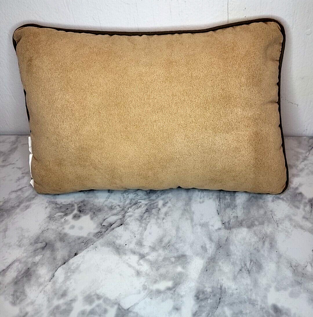 Pet Lovers Owners I LOVE MY YORKIE PILLOW  10.5" X 7"  BROWN By Paw Fect Gifts