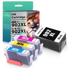 4-Pack 902XL 902 XL Ink Cartridges For HP Officejet Pro 6978 6970 6968 6960 6975