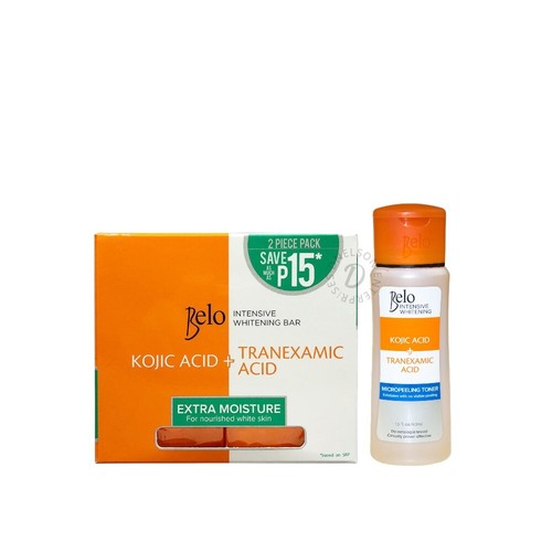 Belo Intensive Extra Moisture Soap & Belo Intensive Kojic & Tranexamic Toner - Picture 1 of 3