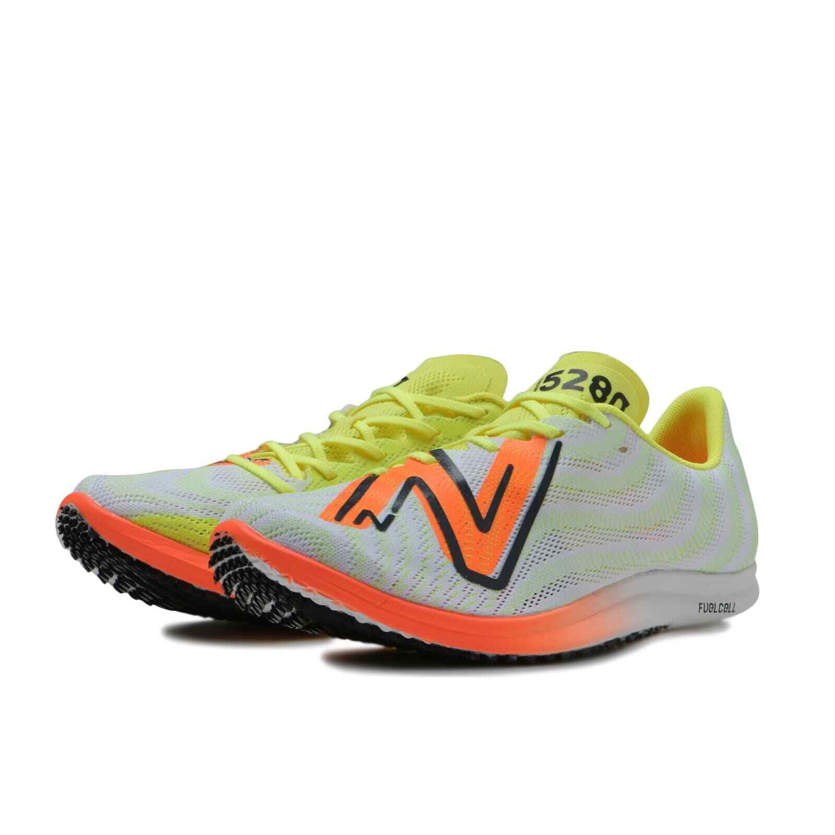 New Balance FuelCell 5280 v2 LW2 U5280LW2 White Orange Men's New Balance FuelCell 5280 v2 LW2 U5280LW2 White Orange Men's