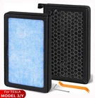 Tesla Model 3 Y Air Filter HEPA 2 Pack with Activated Carbon Cabin Air Filter