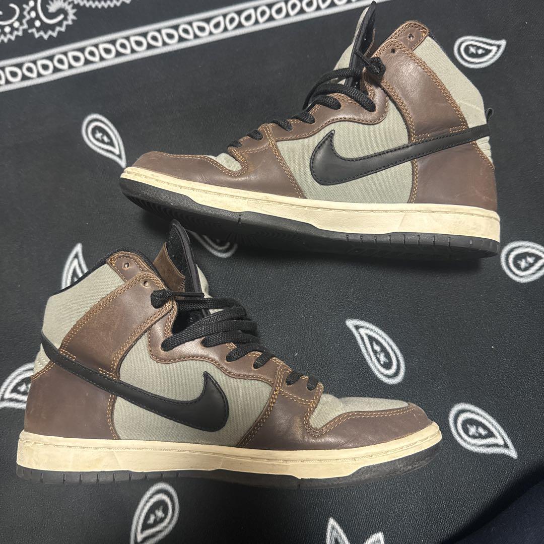 Nike Dunk High Pro Baroque Brown Men's Size 8.5 US (26.5 cm) Used