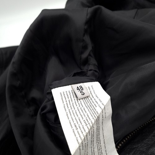 Strellson Leather Jacket Men Black Lr3 Size S 48 - Picture 6 of 9
