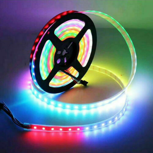 WS2812B 5V 5050 RGB LED Strip Lights 30 60 144 150 300 IC Individual Addressable - Picture 1 of 18