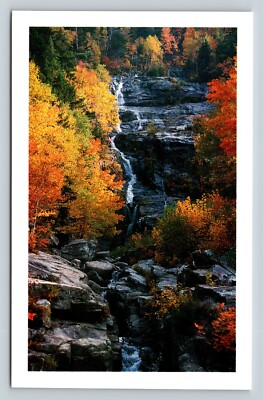 c1995 Franconia New Hampshire NH Silver Cascade White Mountains VINTAGE Postcard