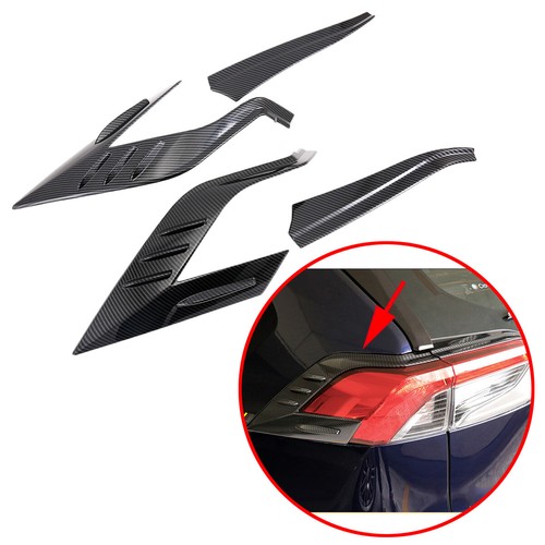 Carbon Fiber Tail Light Cover Accessories For Toyota RAV4 201923 Taillight Trim eBay