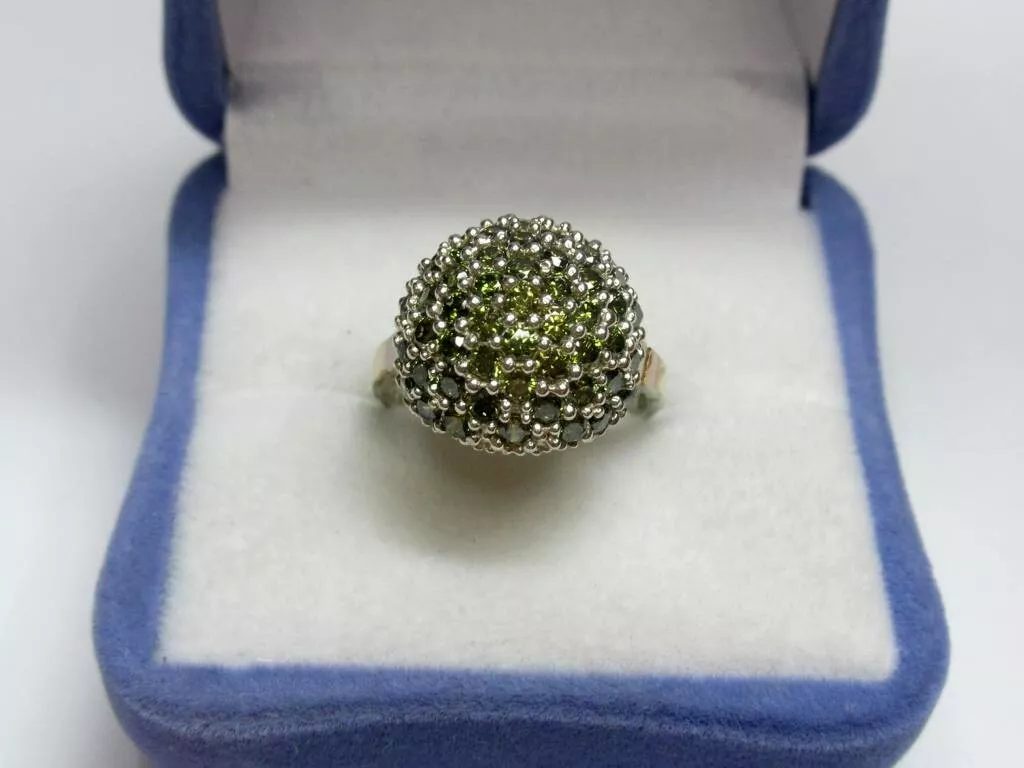 Vintage Russian Sterling Silver 925 Ring Gold 375 9K Women s Jewelry Size 6