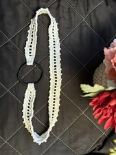 Handmade New Crochet Headband-white