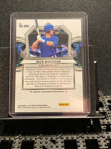 NIck Biddison 2023 Elite Extra Hidden Gems Auto - Blue Jays - Picture 2 of 2