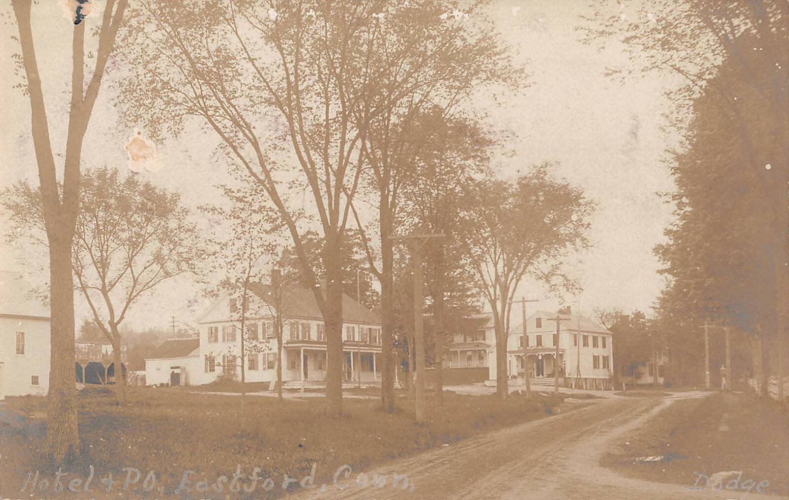 EASTFORD, CT HOTEL & P. O. REAL PHOTO POST CARD c. 1910s eBay