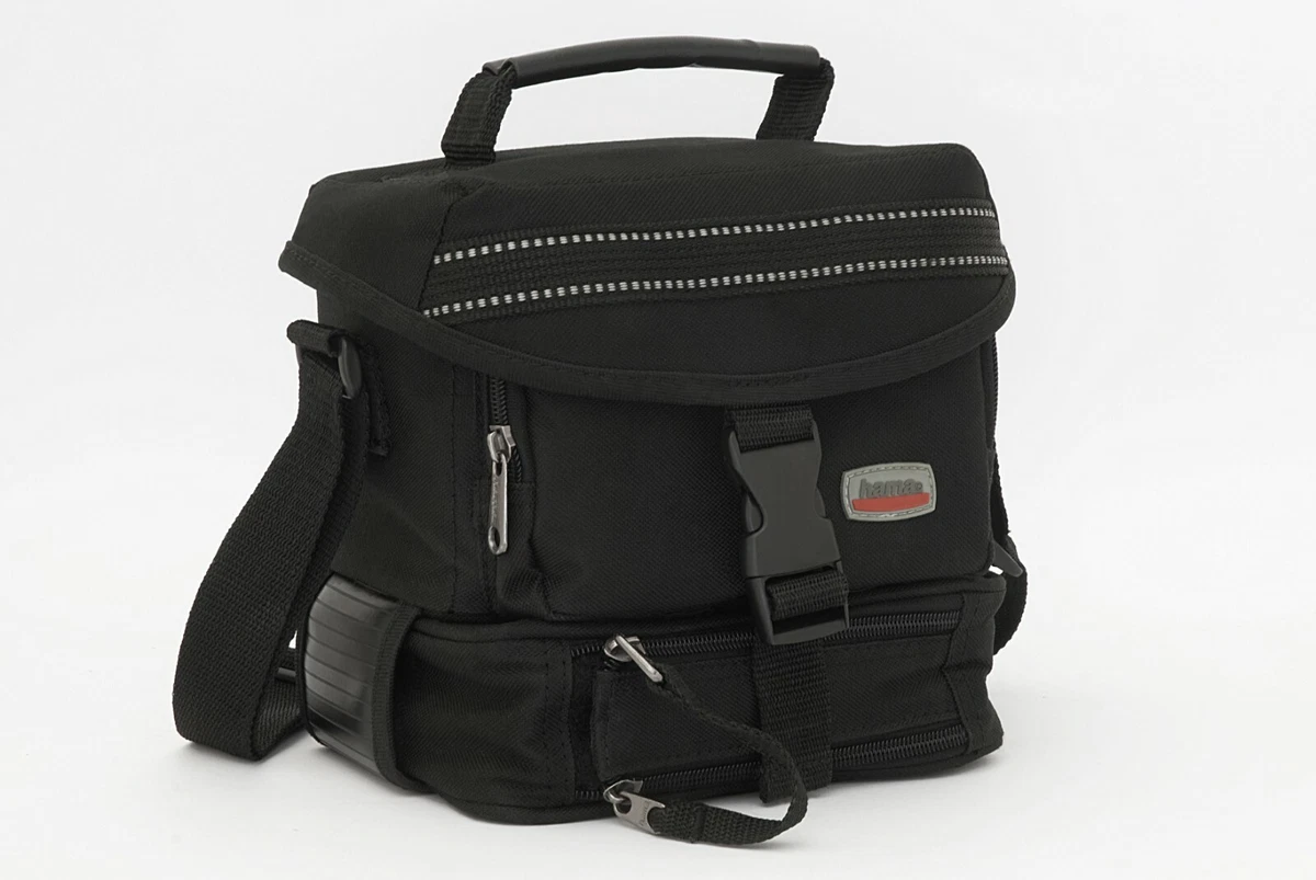 Borsa Per Fotocamera Hama Crossworld 150 Nero | Custodia Da Viaggio Per Reflex E Accessori | Con Parapioggia E Tracolla - 4