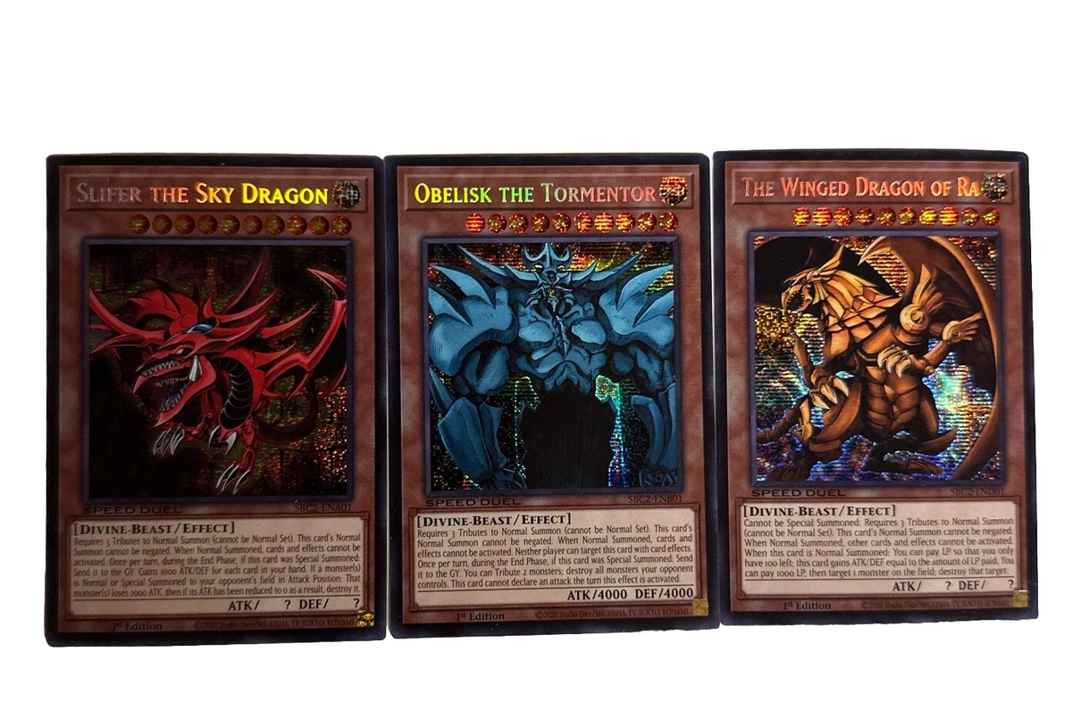 yugioh god cards 1st edition egyptian god set products for sale