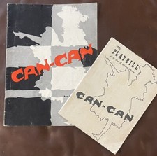 1954 Can-Can Playbill &amp; Program - Sam S. Shubert Lilo Peter Cookson Abe Burro