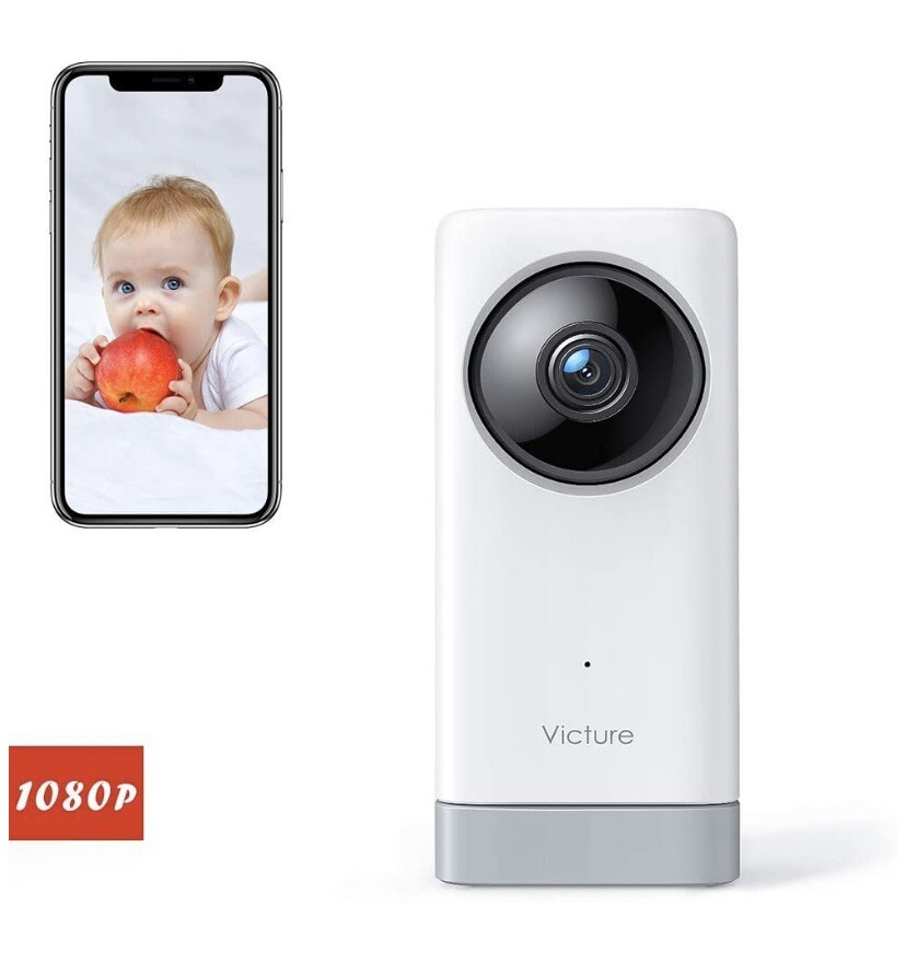 Baby Monitor Indoor WiFi, Motion & Sound Detection 2-Way Audio Victure 1080P   B-image