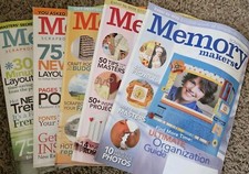 Scrapbooking Memory Makers magazines 2007 January-May 5 issues
