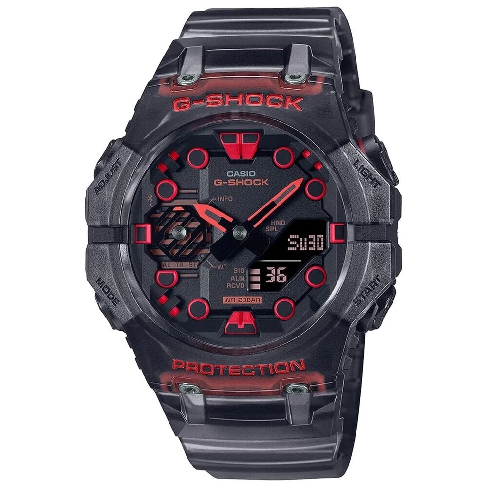 Casio G Shock Black Analog Digital Resin Strap Watch For Men GA B001G 1ADR