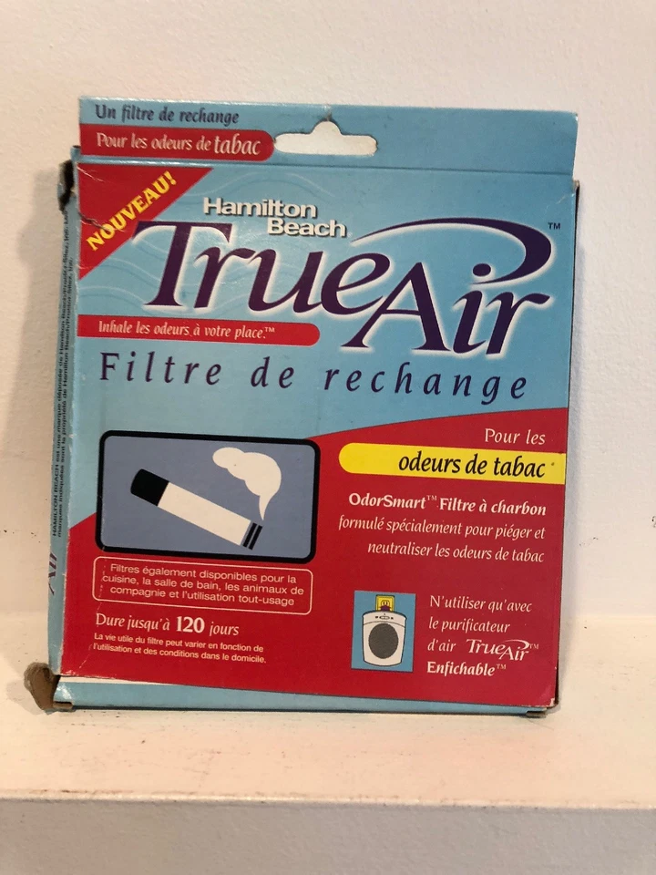 Hamilton Beach True Air Replacement Filter For Tobacco Odors Carbon Filter One - Image 3 of 4