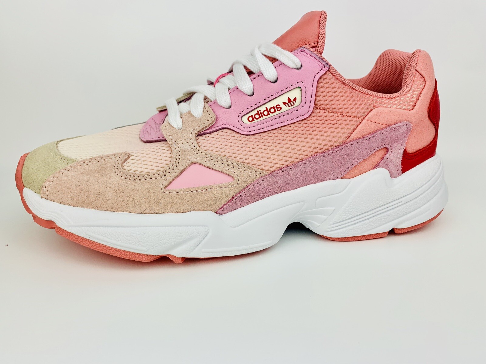 adidas originals falcon pale pink trainers