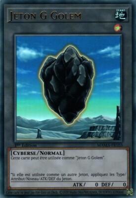 Yu Gi Oh! Golem G Token MAMA-FR103 Ultra Rare auf Französisch