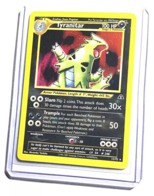 TYRANITAR - 12/75 - Neo Discovery - Holo - Pokemon Card