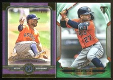 (2) JOSE ALTUVE 2019 Topps Triple Threads Green 080/259 Museum Purple 16/99