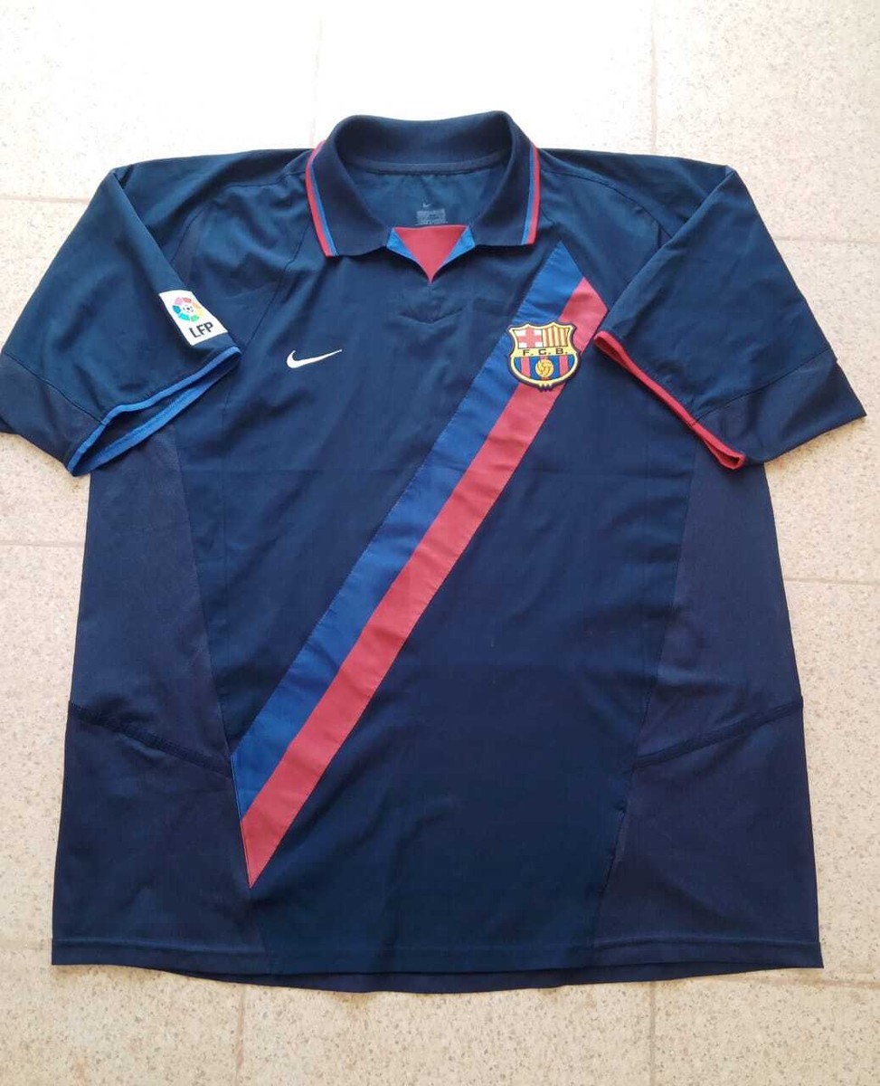 ウェア 2002-03 FC BARCELONA NIKE GAME SHIRTS FC Nike FC Barcelona 2002-03 home Gaizka Mendieta jersey shirt