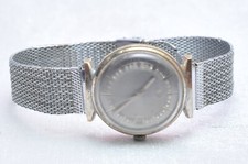 Antique PARKER De Luxe Swiss Pocket Watch Movement W/ Bracelet Parts Repair