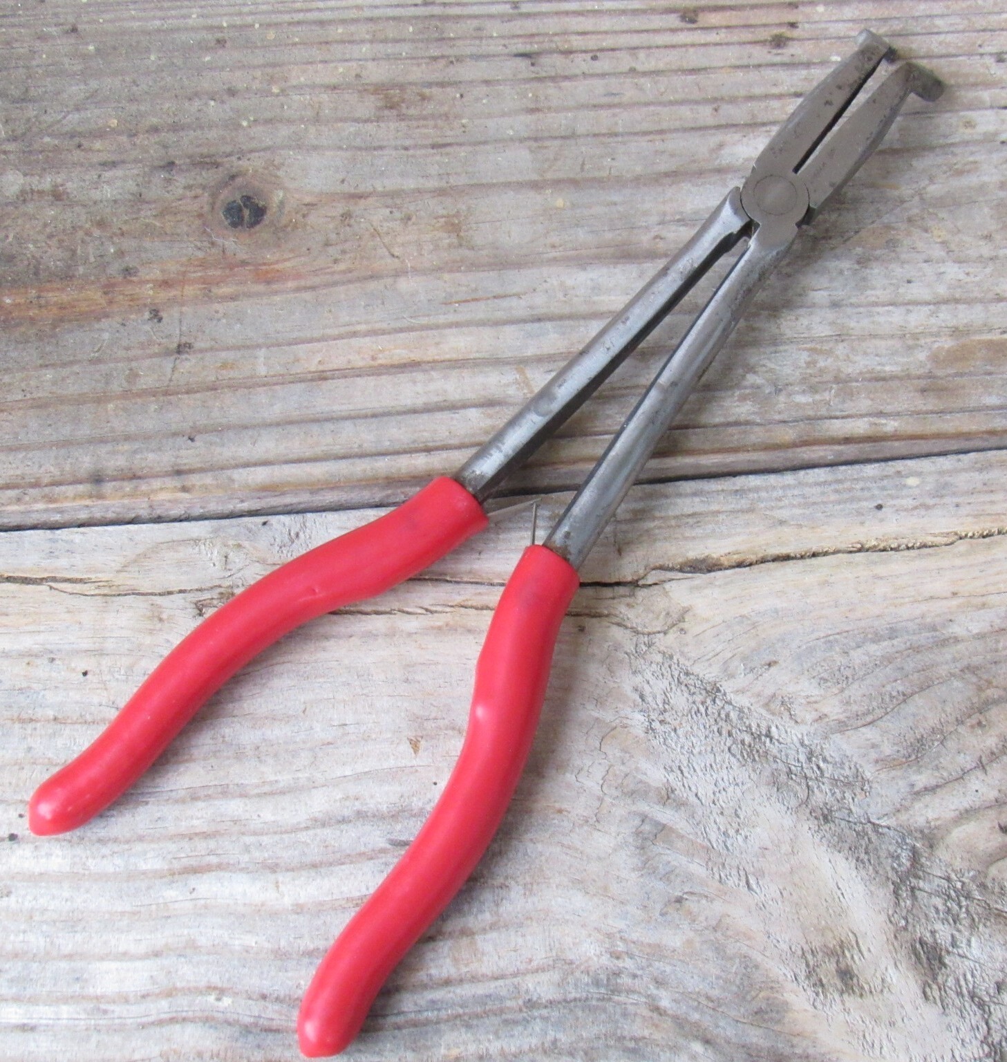 MAC P301787 1/2" RED GRIP HANDLE LONG REACH HOSE GRIP PLIERS APPROX 11" LENGTH