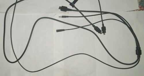 Mini HDMI, USB C To HDMI, USB, to unknown circular female type plugin 6ft new - Picture 4 of 12