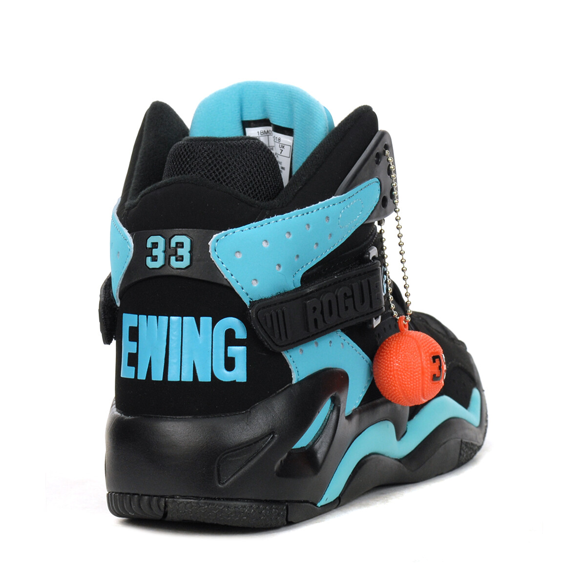 Patrick Ewing Rogue Black/Cyan Blue Basketball Shoes eBay