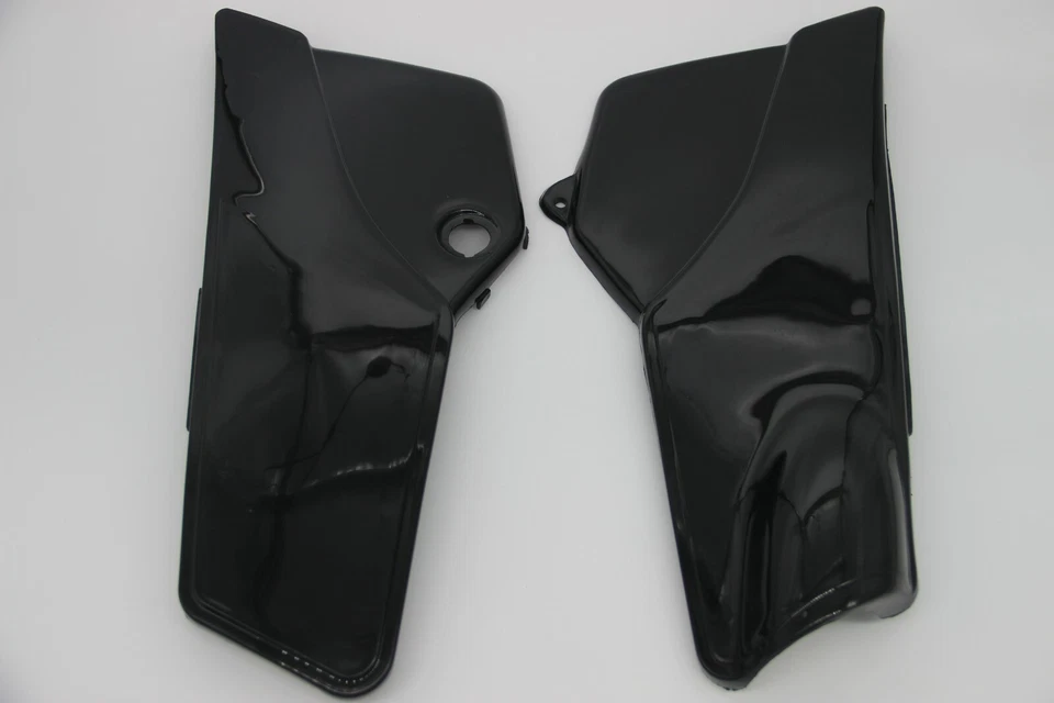 Juego de paneles de cubierta lateral negro para Yamaha DT125 DT175 Foto 2 de 4