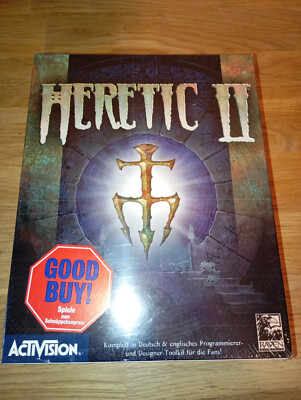 PC Big Box Spiel Heretic 2 - NEU NEW SEALED - RARITÄT!