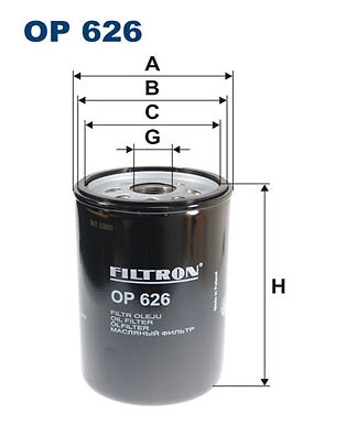 FILTRON OP 626 Ölfilter für ,ASKAM,BREDAMENARINIBUS,ERF,GÜLERYÜZ,MAN,MARBUS,NEOP