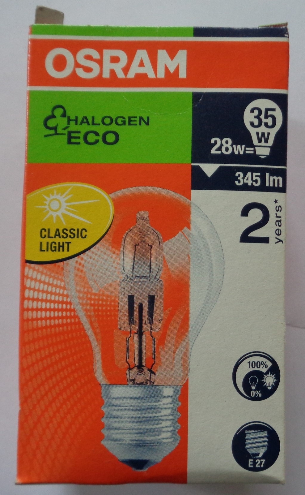LAMPADINA OSRAM HALOGEN ECO CLASSIC A 64542 ECO4 PEZZI 28W
