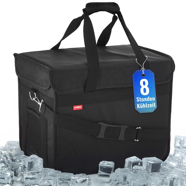 KüHltasche Mit Schultergurt 37L GroßE KüHlbox FüR Warme Und Kalte Lebensmittel-image