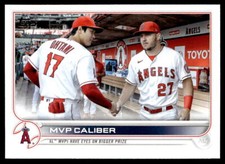 2022 Topps Update #US115 MVP Caliber (Mike Trout / Shohei Ohtani) VC   Baseball 